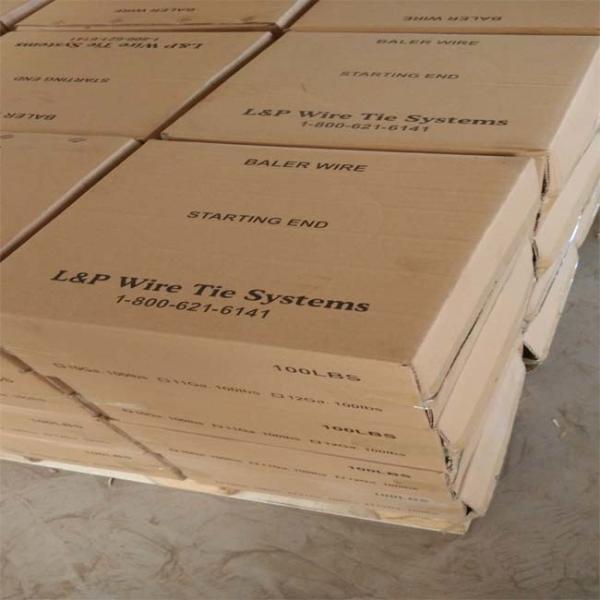 Cardboard 11 Gauge Metal Black Annealed Baling Wire 3.1mm Dia