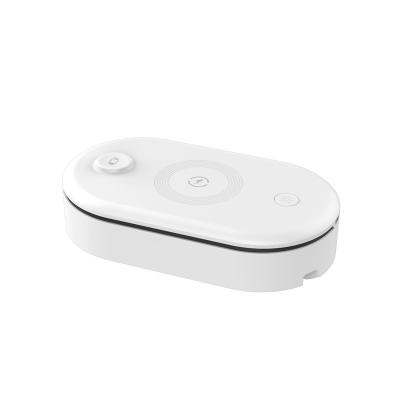 Caixa UV do Sanitizer carregador sem fio de 15 watts para relógios espertos de Smartphone
