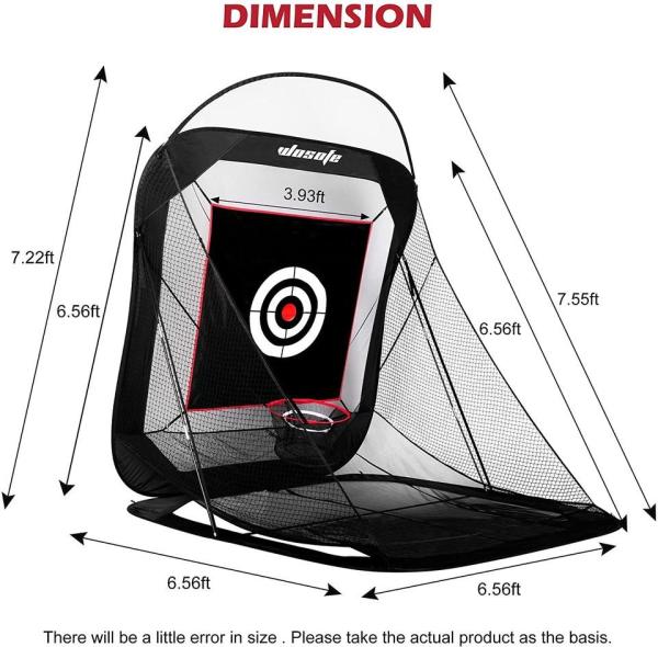 275mm Portable Practice Golf Net Target Sheet Outdoor Sports Products Automatic Ball