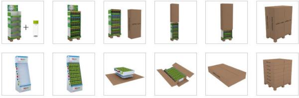 Supermarket clothes T paper display stand, underwear underwear paper shelf, environmental protection wardrobe