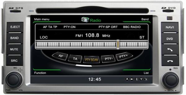 Ouchuangbo Audio Video DVD Player Hyundai Santa Fe 2008-2011 GPS FM/AM RDS S100 platform