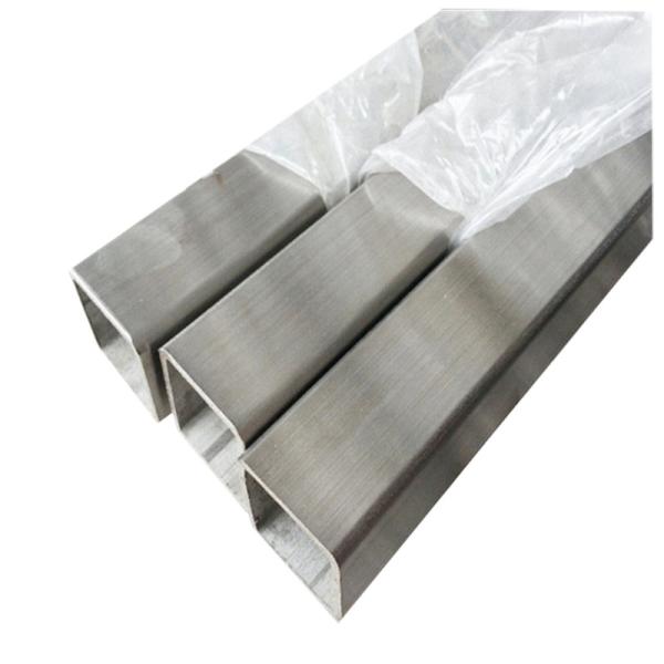 316 Hot Rolled Seamless Steel Pipe 420 430 HL SS 304 Rectangular Tube 100mm