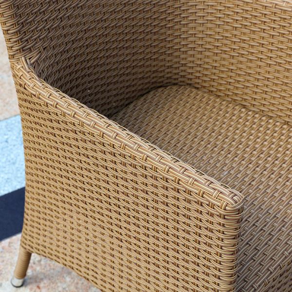 Outdoor Dining Set with Wooden Children Drawing Table and Chair Function Bar Room Restaurant Furniture Rattan/Wicker