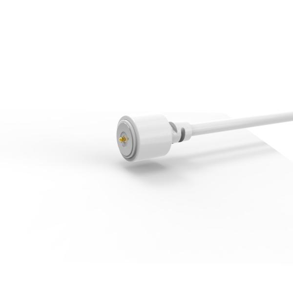 White LCP housing dia.8.0mm  circular male female magnetic cable connector