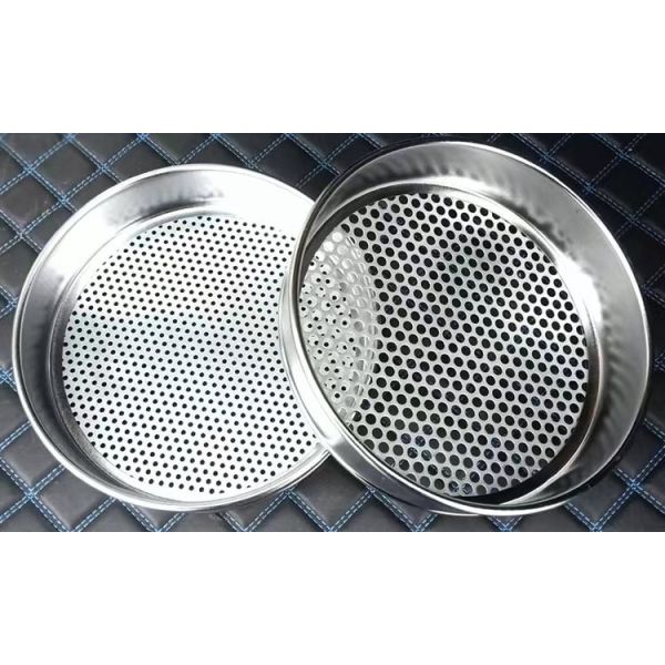 350mm 400mm Diameter Stainless Steel Sieve Perforated Grains For One Kilogram