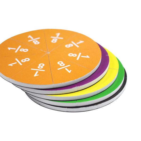 Children Early Learning Magnetic Fraction Tiles Educational Magnetic Math Puzzle