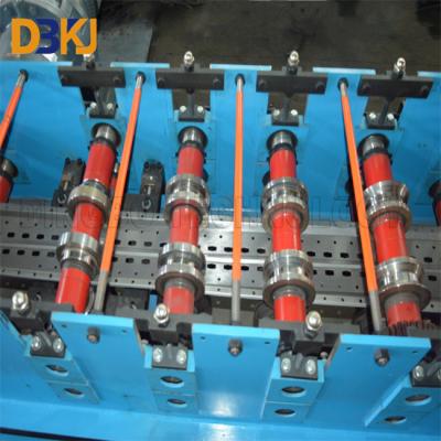 1.5-2mm Thickness Upright Rack Roll Forming Machine 10-15m/Min Hydraulic Cutting