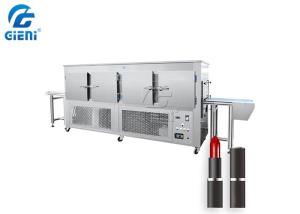 470kgs 3.5M Cosmetic Filling Machine Lipstick Cooling Tunnel With 5P Compressor