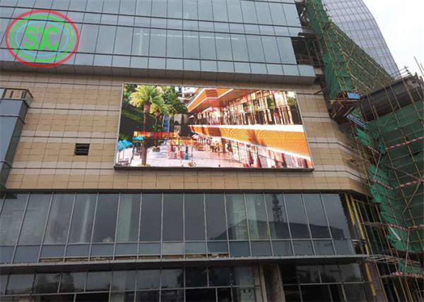 1R1G1B Full color 6mm Pitch Outdoor Led Advertising Screens panel 6500cd/m2 Brightness