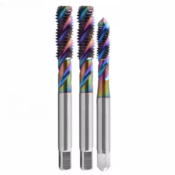 2-Blade Aluminum Special Tap M2X0.4/M12X1.75 M35 Cobalt-Containing Color