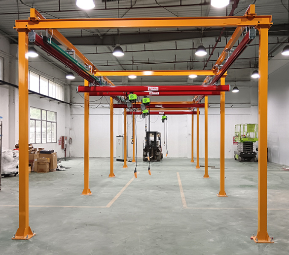 500kg Flexible Modular KBK Light Crane System for Industrial Workshop Overhead Suspension Rail