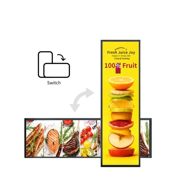 19 23.1 24 35 36 48 Inch Ultra Wide Monitor Wall Mount Stretched bar LCD Android Stretched bar LCD Digital Signage