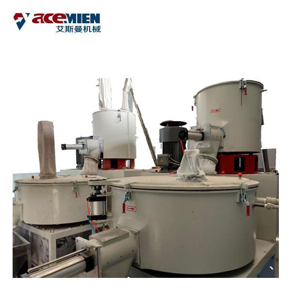 30-110 Kw Plastic Powder Mixer , PVC Mixer Machine High Speed Hot Cold