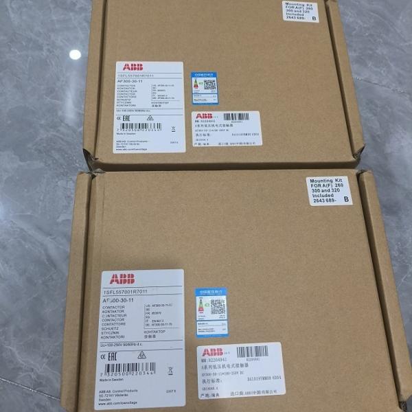 ABB AF300-30-11-70 1SFL557001R7011 100-250V 50Hz 60Hz AC DC Contactor de tres polos