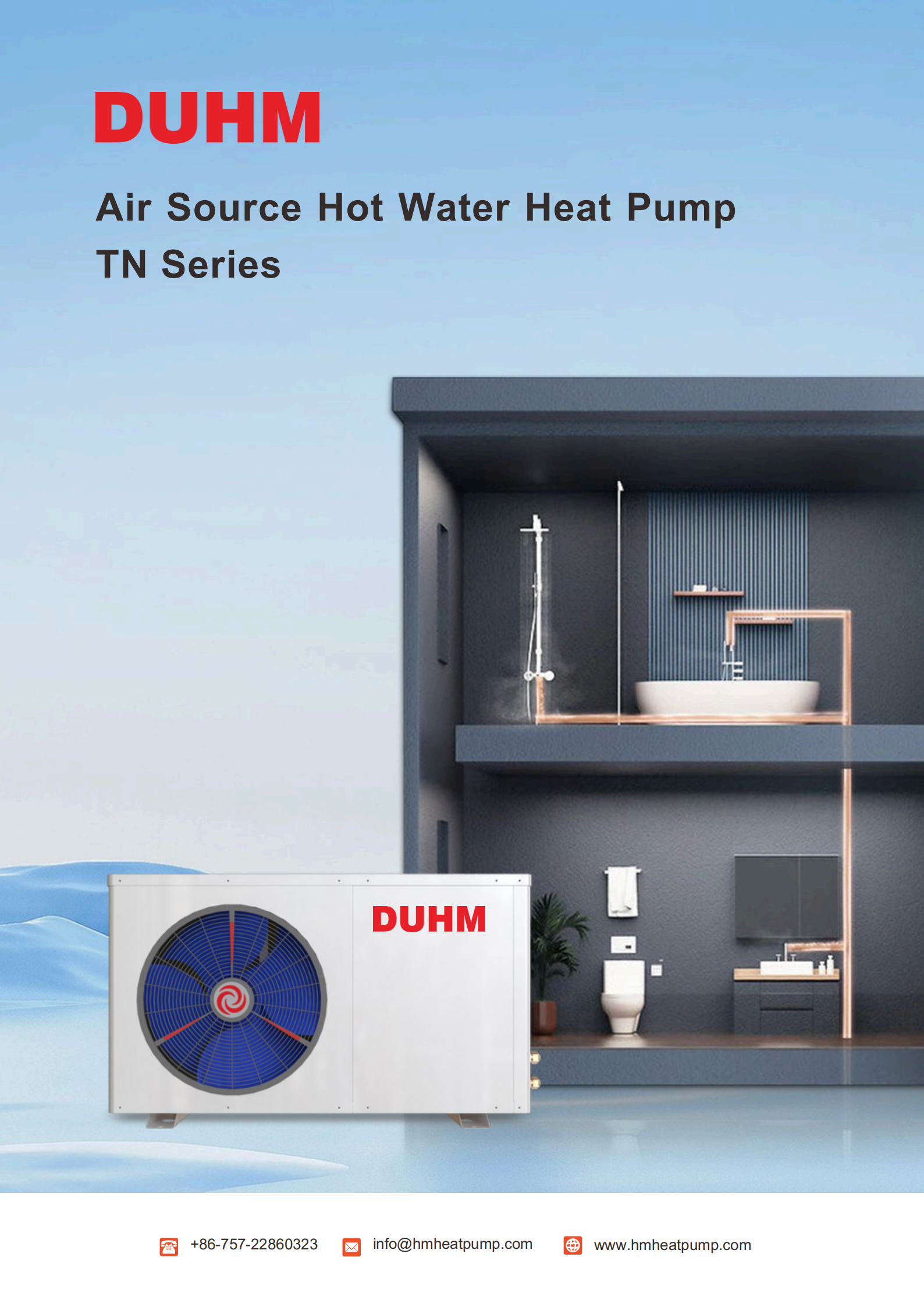 120 L/H Hot Water Function Air to Water Heat Pump R410A Water Heater Wrmepumpe 5.6kw