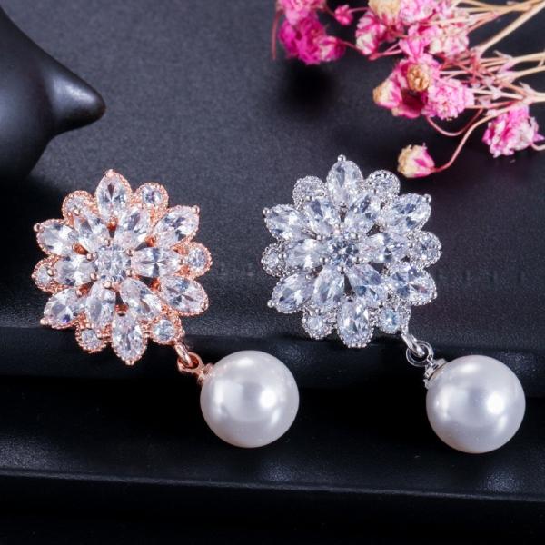Fashion brass nacklace jewelry baby girls hot sell cz nacklace earrings and bracelets necklace earring jewelry set