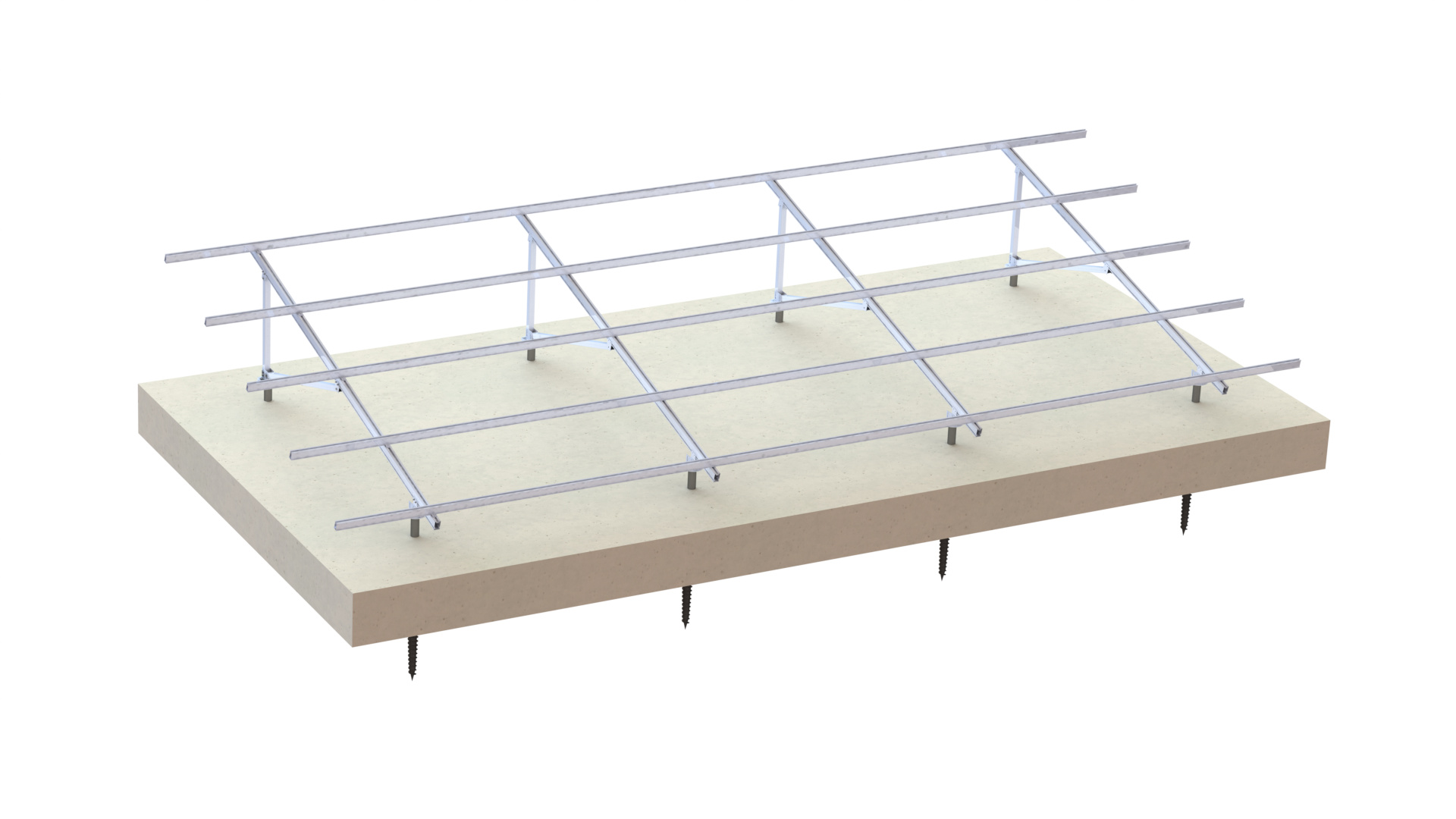 45 система PV солнечной алюминиевой структуры степени 60M/S Frameless