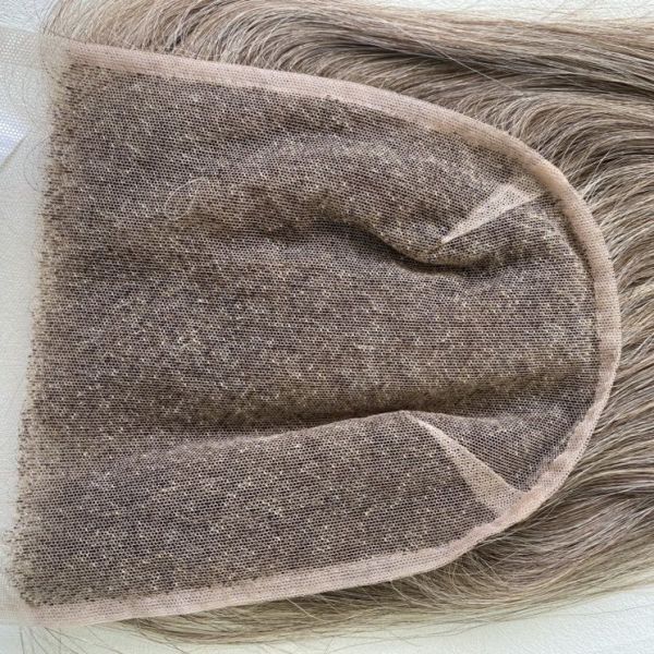 Ready Ship European 13A Grade Human Hair Extensions Mesh Integration System Colored Lace Closure 6x6 Sizes 100% Transparent
