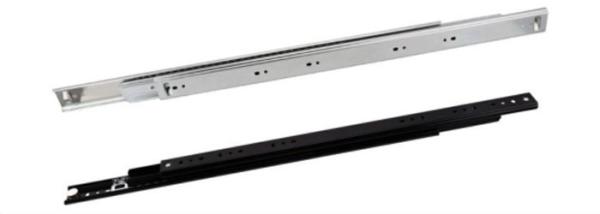 Full Extension Metal Ball Bearing Slide 48MM Width For Dining Telescopic Drawer Table