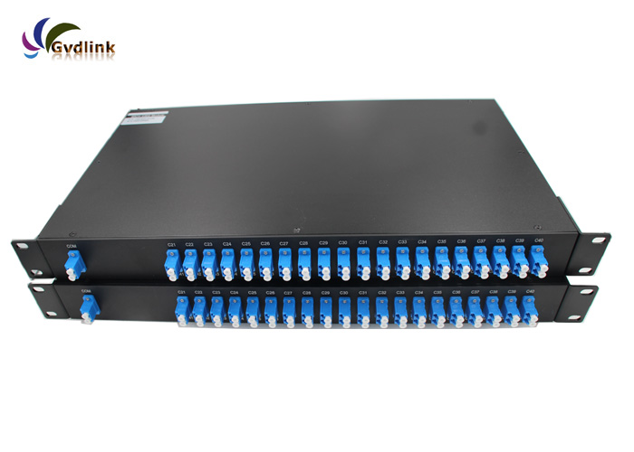 Плосковерхнее двойное волокно 0.8nm 40ch C21 DWDM Mux Demux