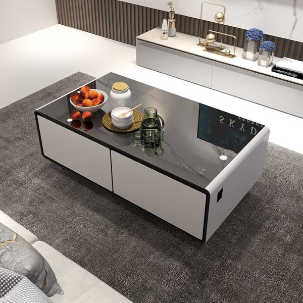 Modern Coffee Table With Storage Tea Table For Living Room Furniture Voltage 220V-240V