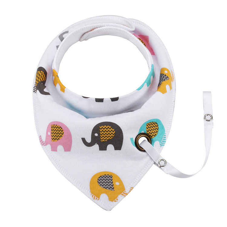 Bibs младенца 100% хлопок Newborn 34x31CM с зажимом Pacifier регулируемым