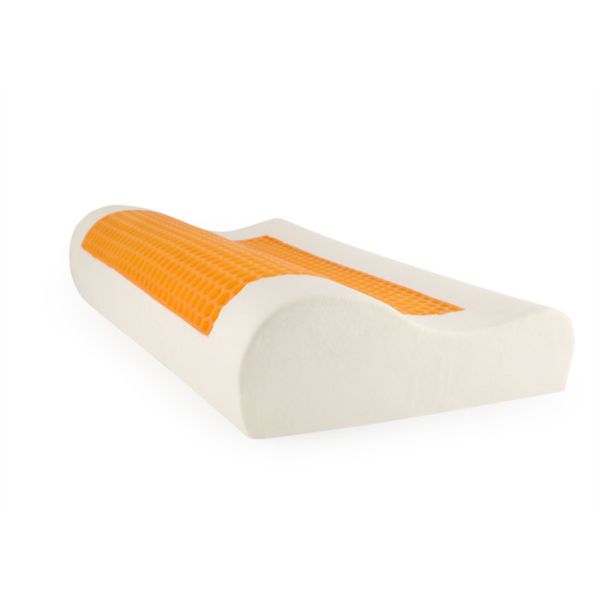 Breathable Memory Foam Neck Pillow Slow Recovery Ergonomic Cooling 50D Foam Density