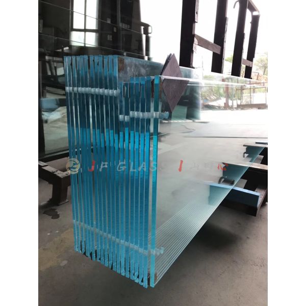 Bus Protective Door Window 60mins 22mm Fire Rated Safety Glass