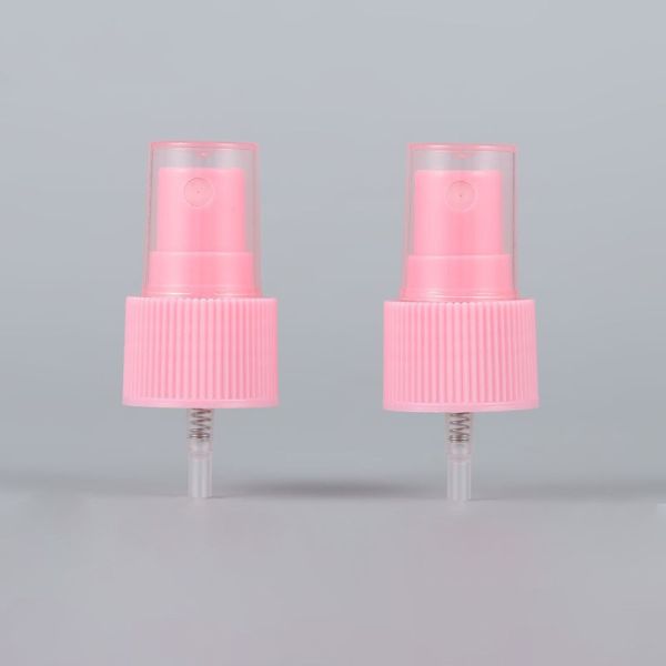 24/410 Plastic Fine Mist Sprayer 24mm Pink Face Perfume Spray Pump For Bottle