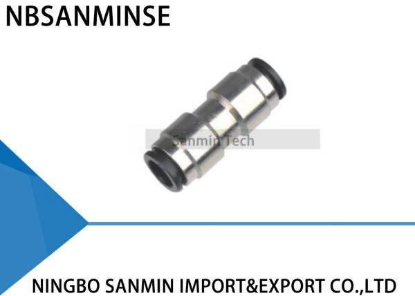 PUP Pneumatic Air Fittings With Plastic Sleeve Push - In Fitting Union Straight