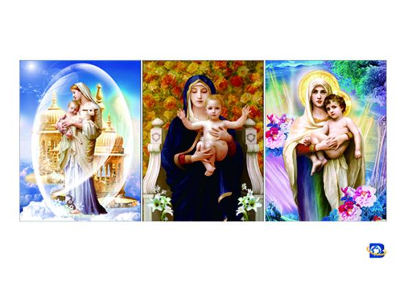 30X40cm Flip Wall Art Posters Religion Jesus Christ / Virgin Mary Theme