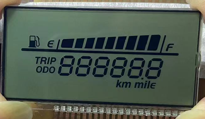 Поделите на сегменты Monochrome дисплей Lcd, 4.0V подгонял модуль экрана Lcd размера