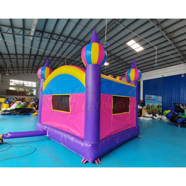 Multi Color Ice Cream Truck Inflatable Bounce Houses
