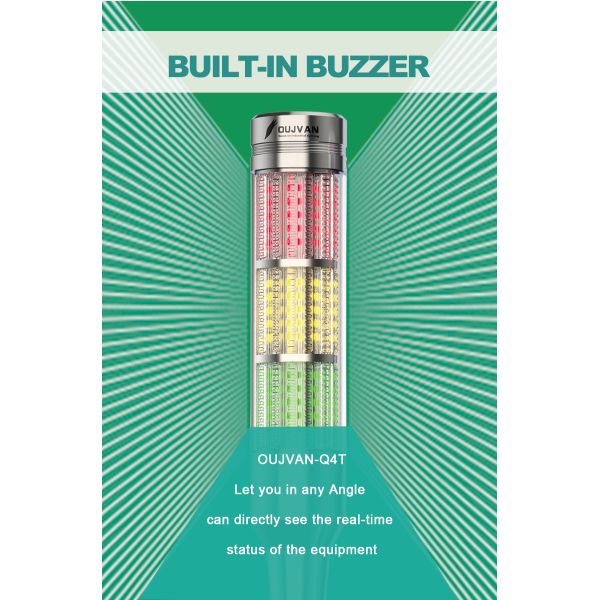 Feu de signalisation d'avertissement à tour 24V, 3 couleurs, LED, pour machines, équipement, indicateur