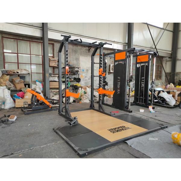 Estrutura multifuncional de treino plataforma de levantamento de peso plataforma de agachamento para aparelhos de parque