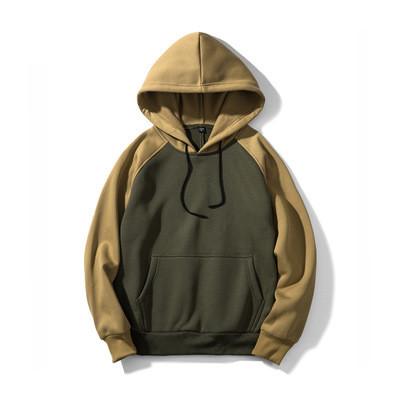 Fashion 100% Cotton Block Mens Oversized Pullover Hoodie For Autumn Season