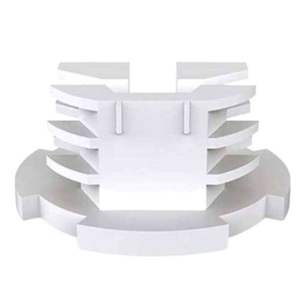 DYP28-03 Lean Pipe Fittings Aluminum Extrusion Tube End Cover T Slot Frame Insert