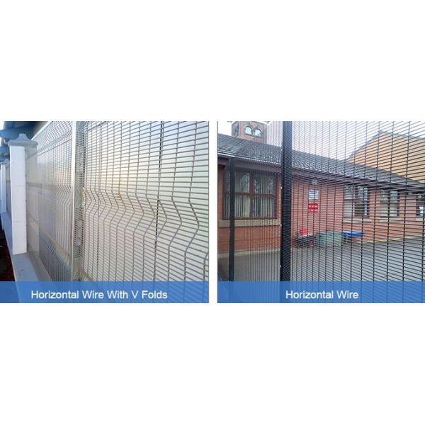  358 Anti-climb Anti-cut Security Fence For Prison 76.2*12.7mm*4.0mm