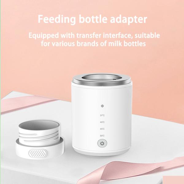 8800mAh Battery Smart Baby Bottle Warmer Thermo Feeding Bottle Warmer Keeping Milk Warm