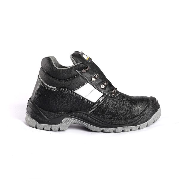 Steel Toe Men'S Women Construction Site Safety Shoes Genuine Leather Strong Insoles Work Boots