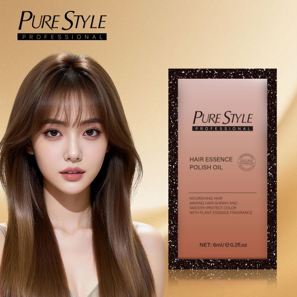 OEM Hair Dye Factory  6ml Hair Essence Oil Hair Nourishing Oil Effectively Repairs Frizz & Damage for Flawless Shine and Fragrance