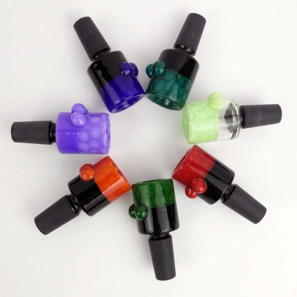 Dab Rigs Glass Bongs Accessories 18mm Heady Glass Slide Bowl Lightweight