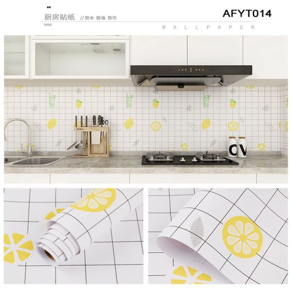 Fácil de instalar pegatina de baldosas 3D Autoadhesivo PVC Backsplash Papel de pared para cocina y baño