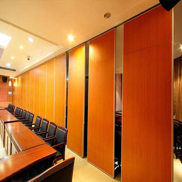 65mm Panel Movable Partition With Aluminum Frame Single Double Door
