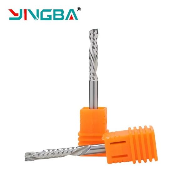 Hotsale YingBa 1F Compression Bit Tungsten Steel 6*22*50 For Density Board,Particle Board,Yingwood CNC Wood Bit