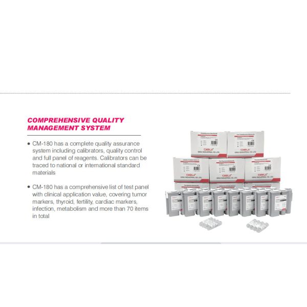 Машина CLIA анализатора Immunoassay хемолюминесценции 180T/H