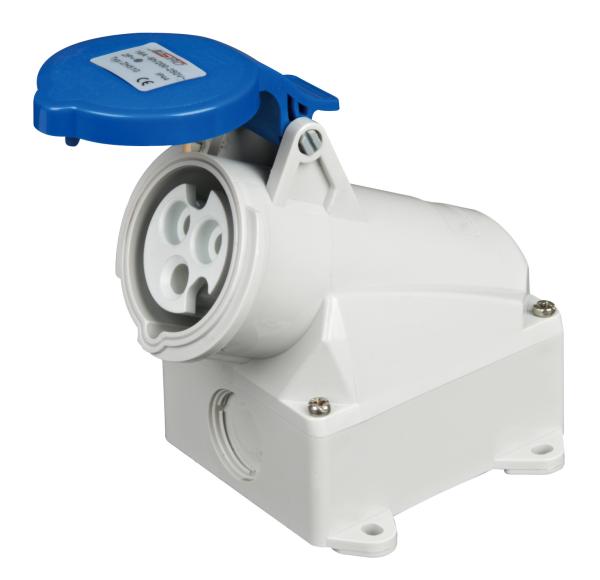 Anti conexão industrial do alojamento de Screwless da tomada de soquete da corrosão 230V