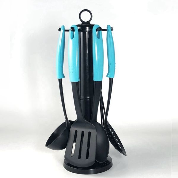 2024 Best Cookware Set Any Color Camp Kitchen Cooking Utensil Set with ABS Handle