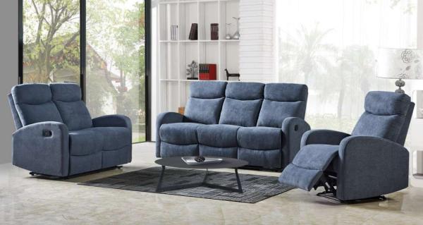 Multipurpose Electric Double Recliner Couch Breathable Stain Resistant