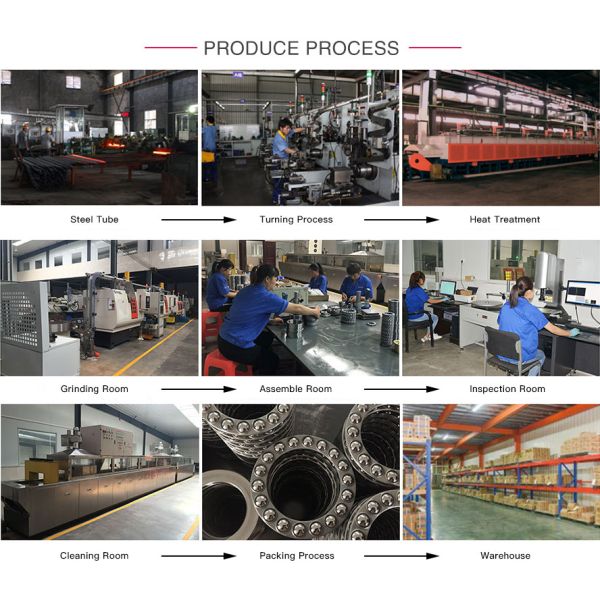 Учет точности P0 P6 51109 Подшипник крутящейся плиты из хромной стали для промышленного оборудования